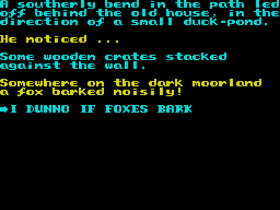 Screen from From Out of a Dark Night Sky