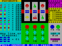 Screen from Fruit Machine