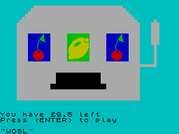 Screen from Fruit Machine
