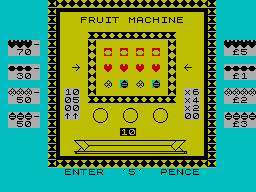 Screen from Fruit Machine