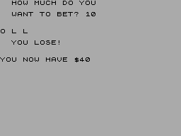 Screen from Fruit Machine