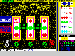 Screen from Fruit Machine
