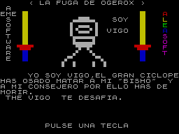 Screen from La Fuga de Ogerox