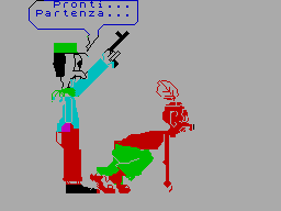 Screen from Fumetti Custer