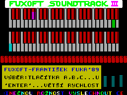 Screen from Fuxoft Soundtrack III
