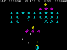 Screen from Galactians