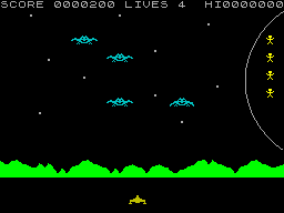 Screen from Galactic Abductors