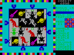 Screen from Galactic Gambler