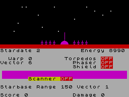 Screen from Galactic Patrol
