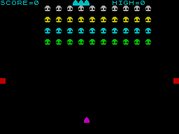 Screen from Galactic Raiders