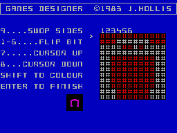 Screen from Games Designer