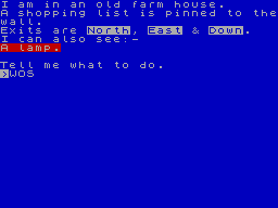Screen from Games Tape 3