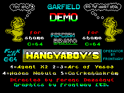 Screen from Garfield Demo