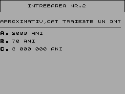 Screen from General Intelligence Testing