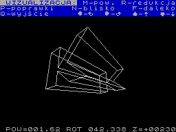 Screen from Geometria Przestrzenna 1