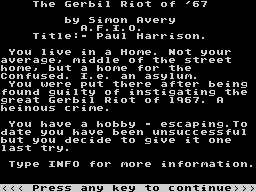 Screen from The Gerbil Riot of '67