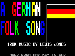 Screen from A German Folk Song
