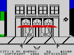 Screen from Ghostbusters