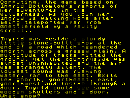 Screen from Gnome Ranger