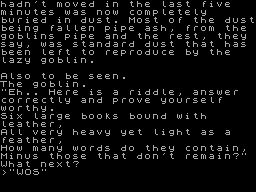 Screen from Gob