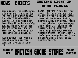 Screen from Goblin Gazette issue 1