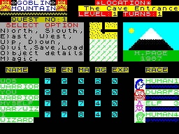 Screen from Goblin Mountain