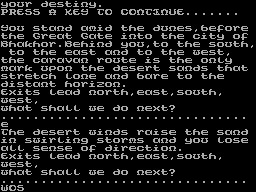Screen from The Golden Sword of Bhakhor