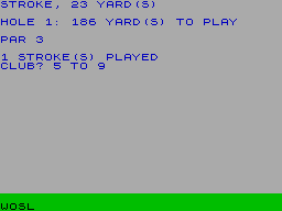 Screen from Golf 80