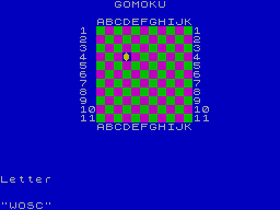 Screen from Gomoku