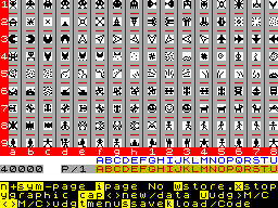 Screen from Graphic Library