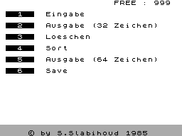 Screen from Graphik Code Program