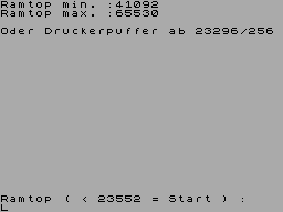 Screen from Graphik Compiler