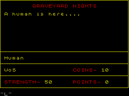 Screen from Graveyard Nights