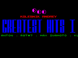 Screen from Greatest Hits of Kolesnik Andrei