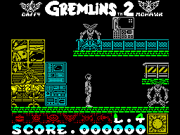 Screen from Gremlins 2: La Nueva Generacion