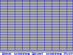 Screen from Gridprint