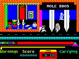 Screen from Grumpy Gumphrey Supersleuth + Monty on the Run