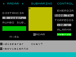 Screen from Guerra Submarina