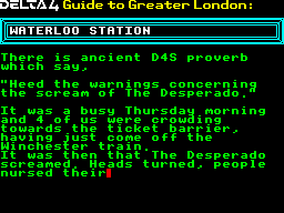 Screen from Guide to Greater London