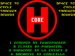 Screen from H-Core