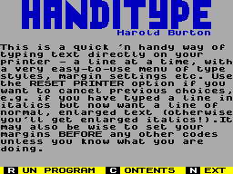 Screen from Handitype