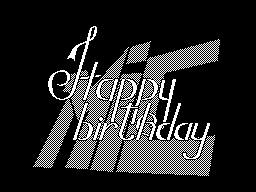 Screen from Happy Birthday Mic
