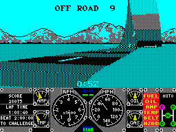 Screen from Hard Drivin'