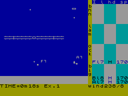 Screen from Heathrow Air Traffic Control