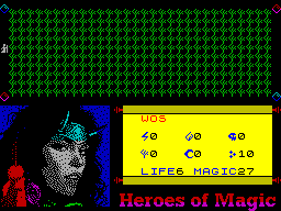 Screen from Heroes of Magic