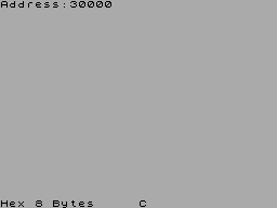 Screen from Hex Loader