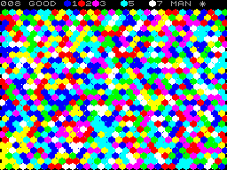Screen from Hexagonal Filler