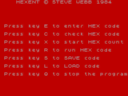 Screen from Hexent