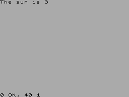 Screen from HiSoft BASIC