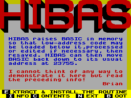 Screen from Hibas